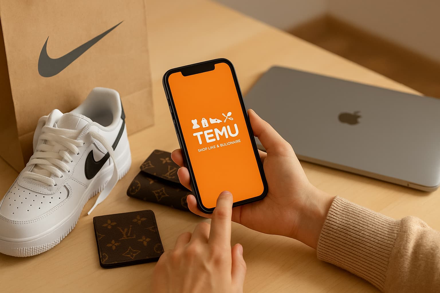 Rolul aplicației Temu în achiziția de produse de brand